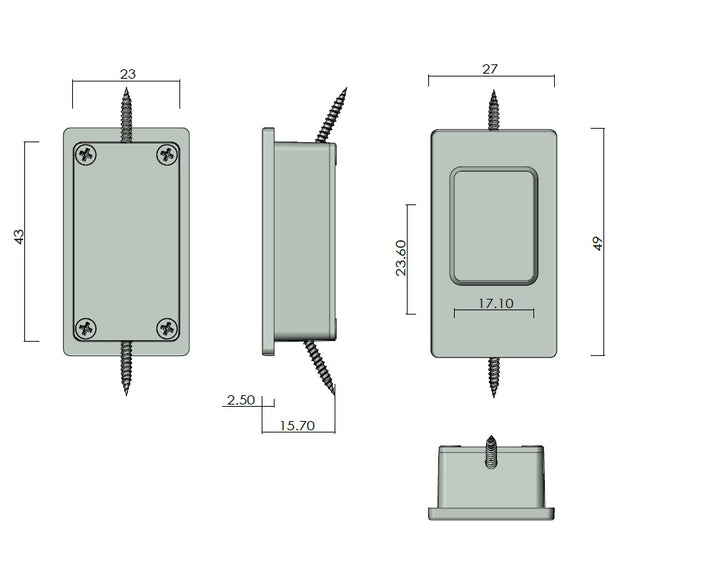 Mardeco LC-Series 8801/49 End Pull